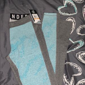 Blue and gray  Under Armor Leggings
